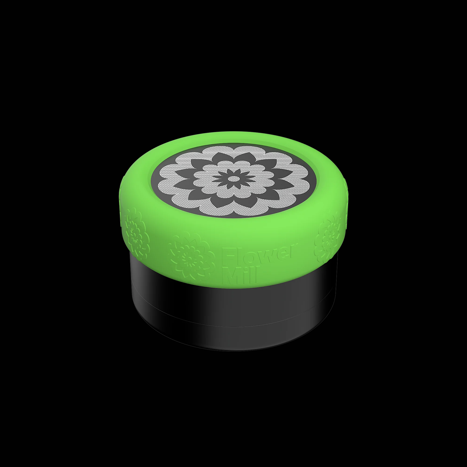 Flower Mill 2.5" Silicone Grip Green
