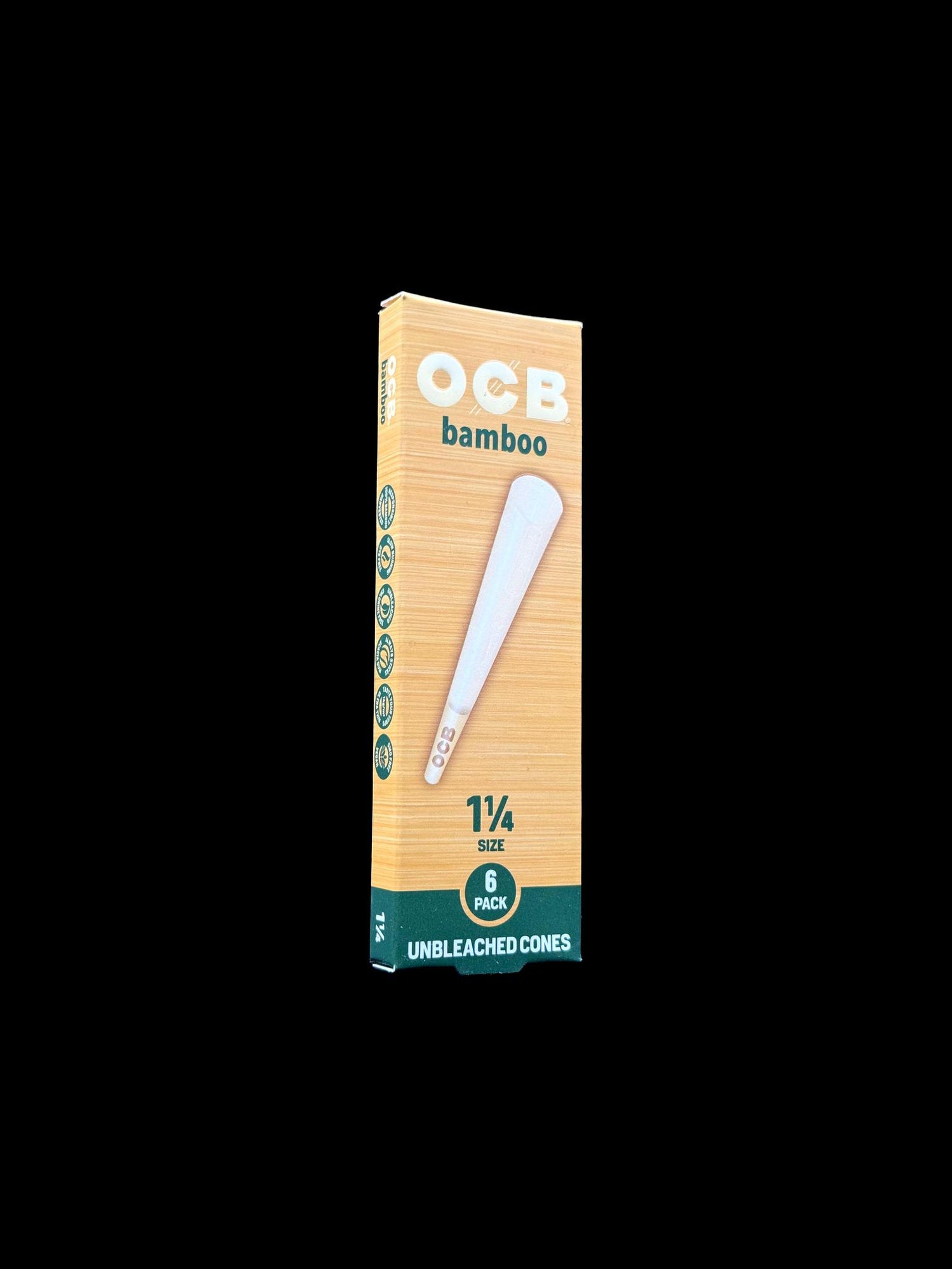 OCB Papers Bamboo Cones 1.25 6pk