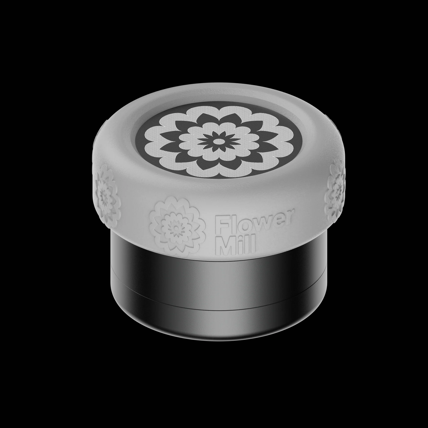 Flower Mill 2.0" Silicone Grip Clear