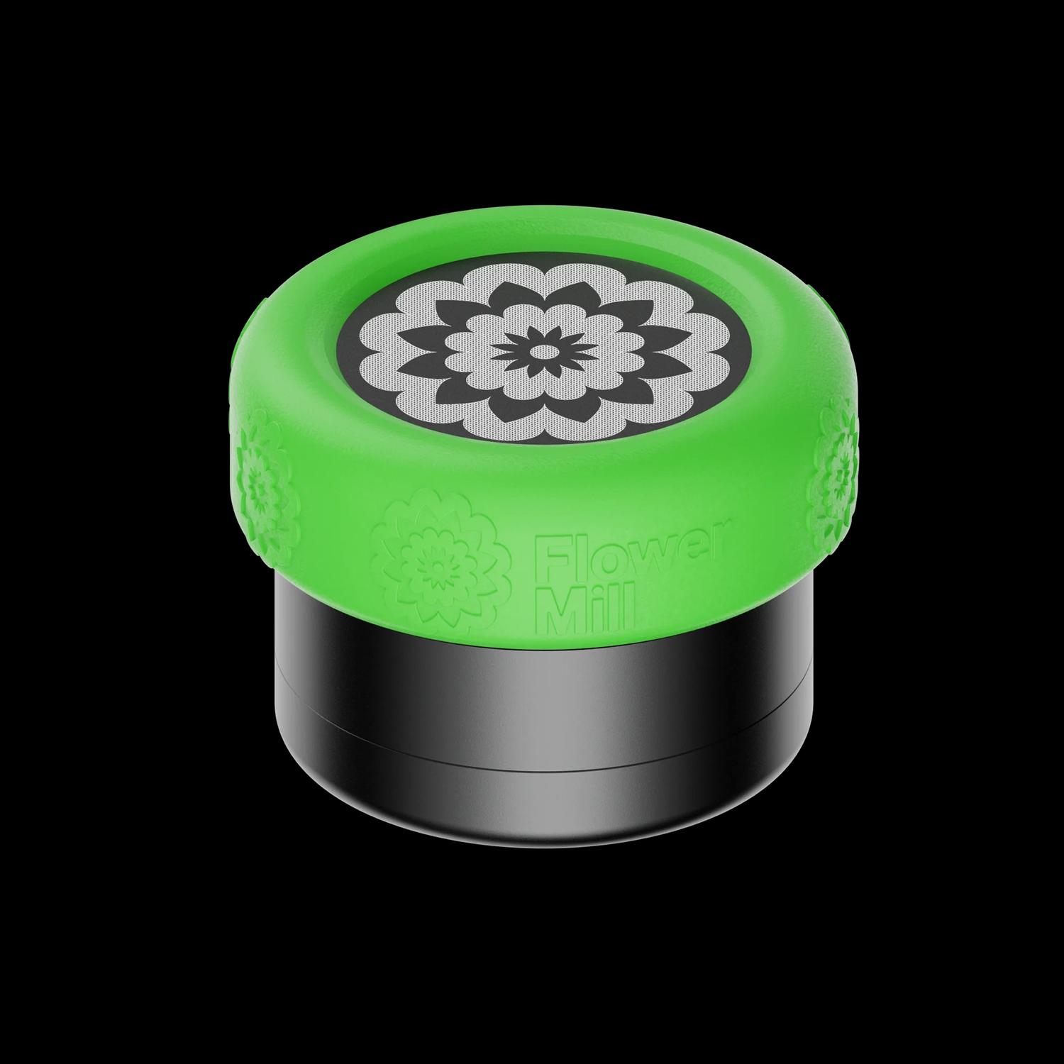 Flower Mill 2.0" Silicone Grip Green