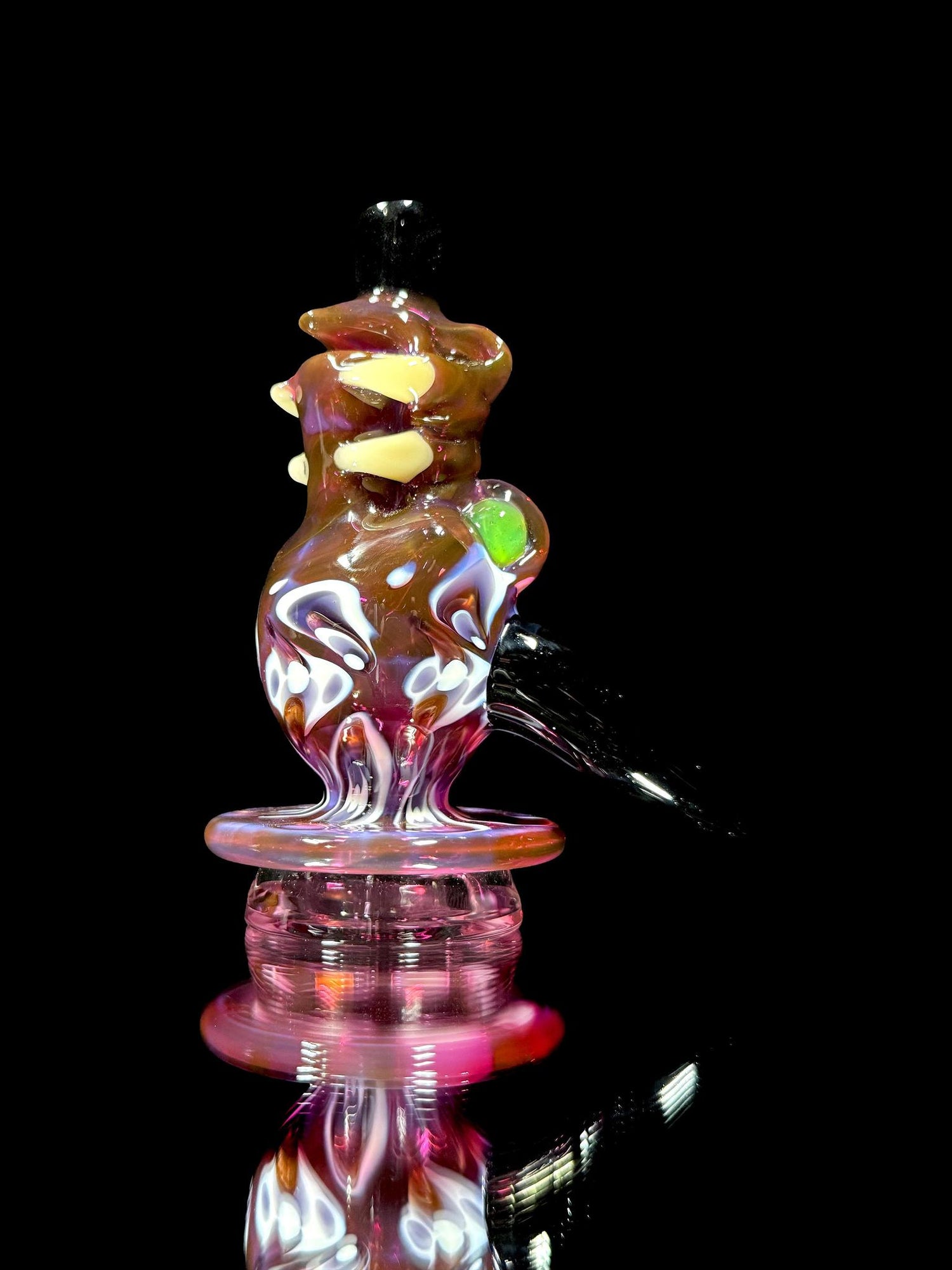 Tony Kazy x Indo Glass x Geoff Made Glass Dragon Head Peak Dry Top