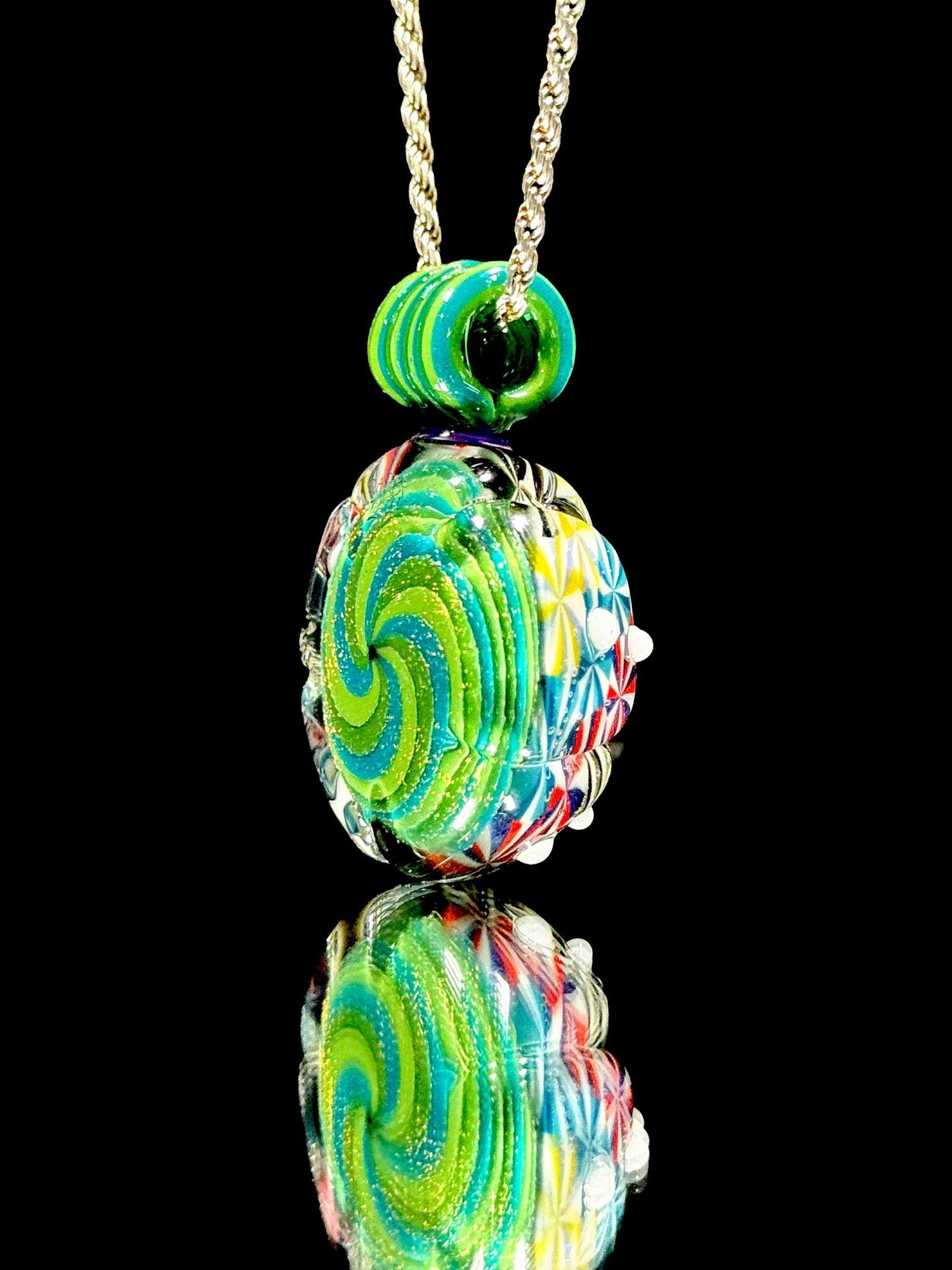 Darby x Disk Peyote Pendant