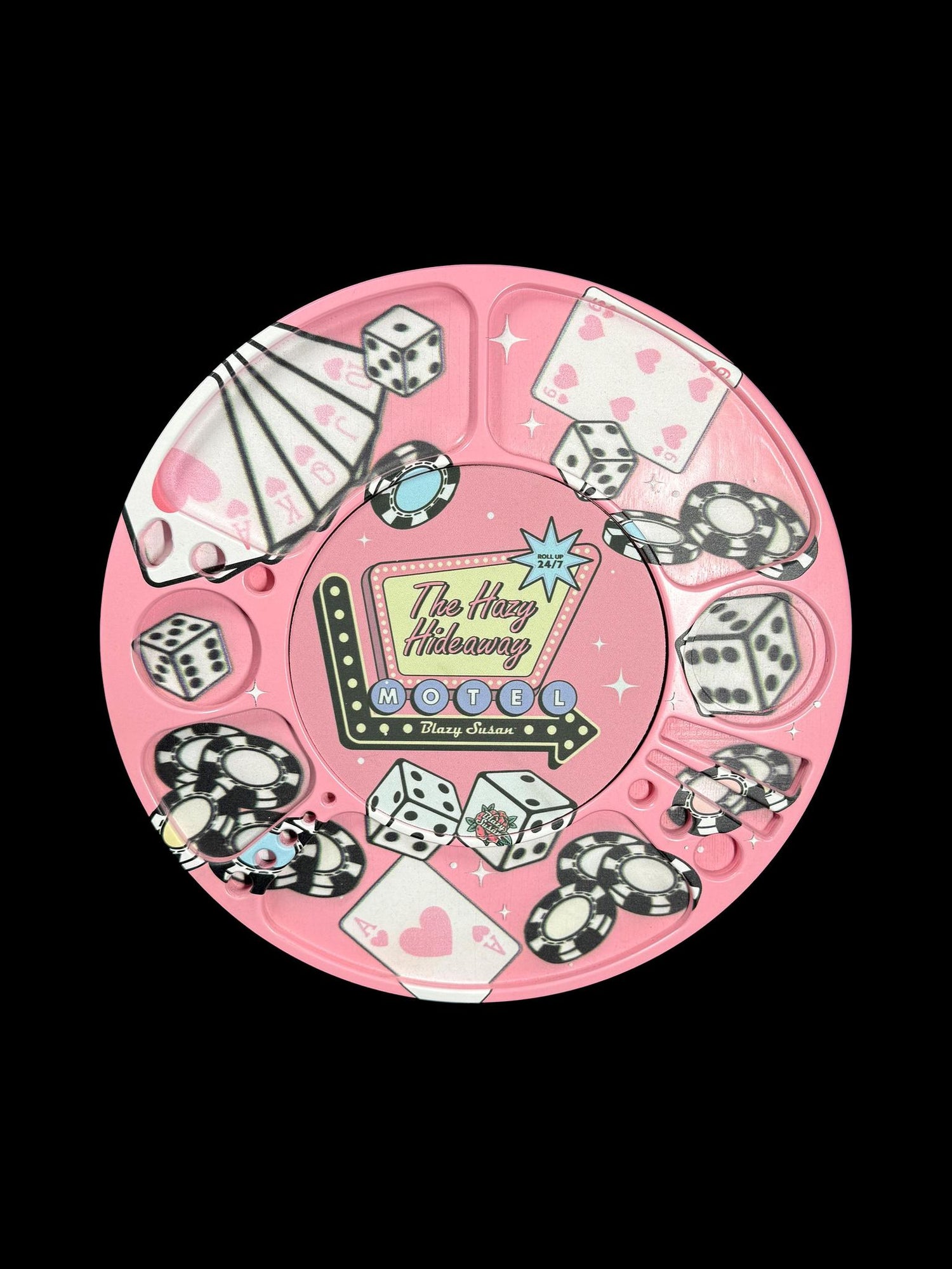 Blazy Susan Spinning Rolling Tray