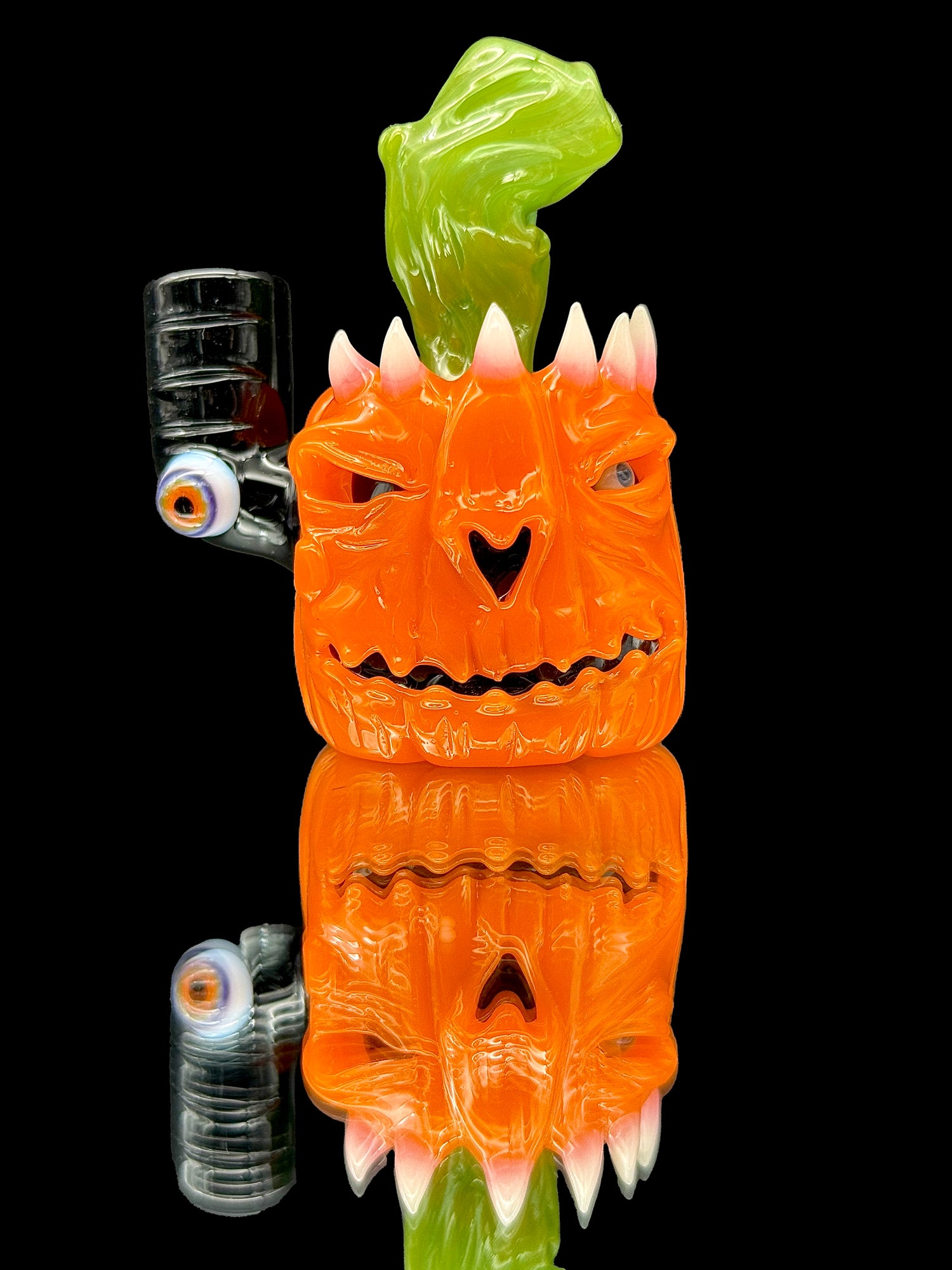 Salt Glass Pumpkin Pendant Rig
